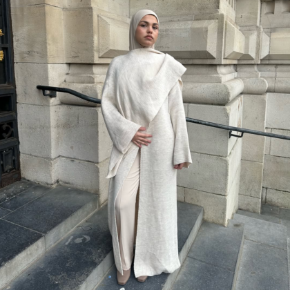 Gilet Cape Long Élégant – Coupe Ample