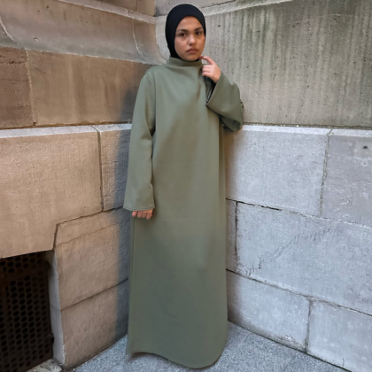 Robe Longue Col Roulé Élégante