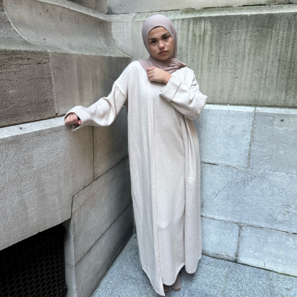 Robe Longue Minimaliste en Maille